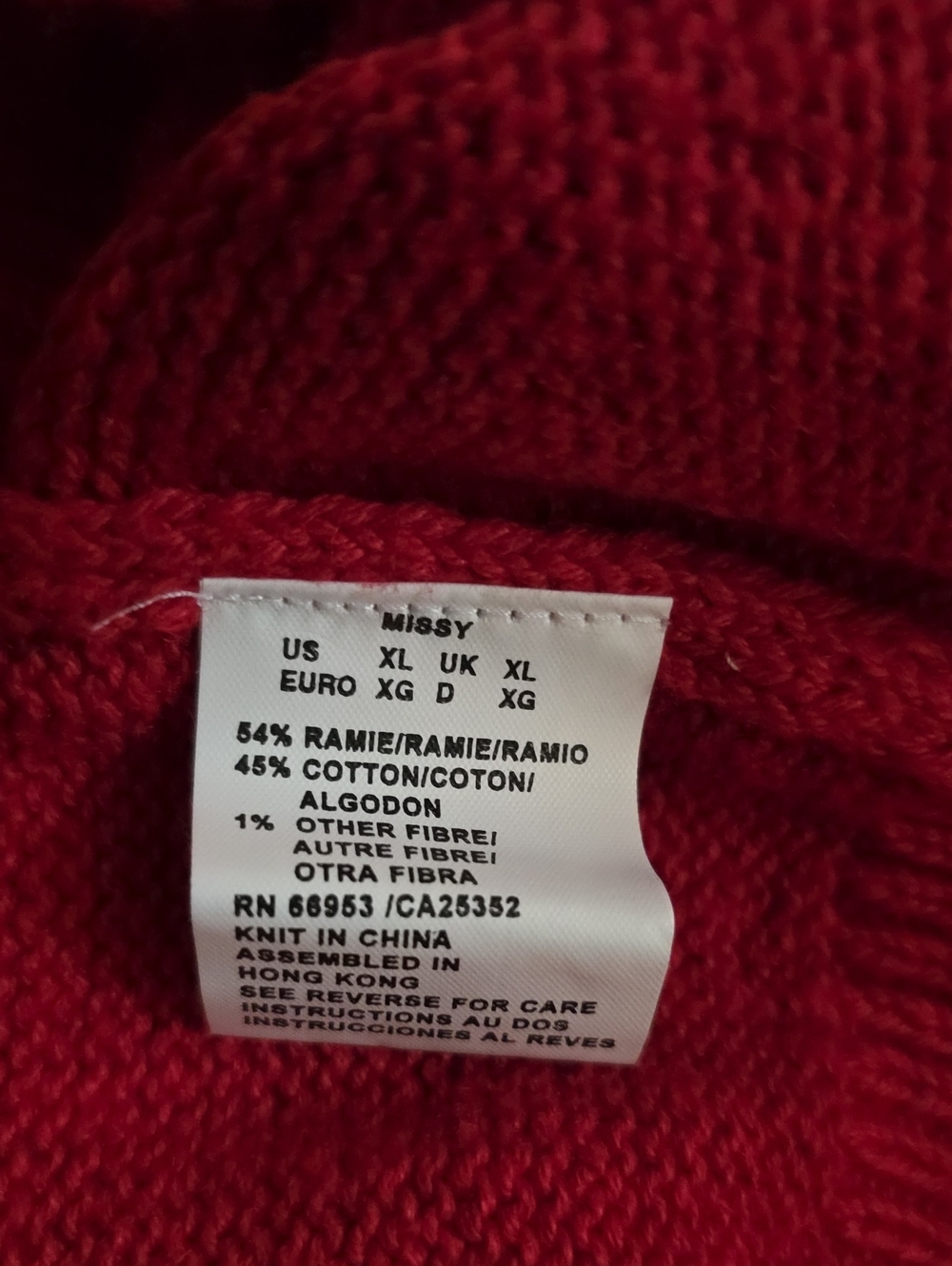 🏝️Ladies' 1994 Leslie Fay Christmas Sweater XL - Picture 4 of 4